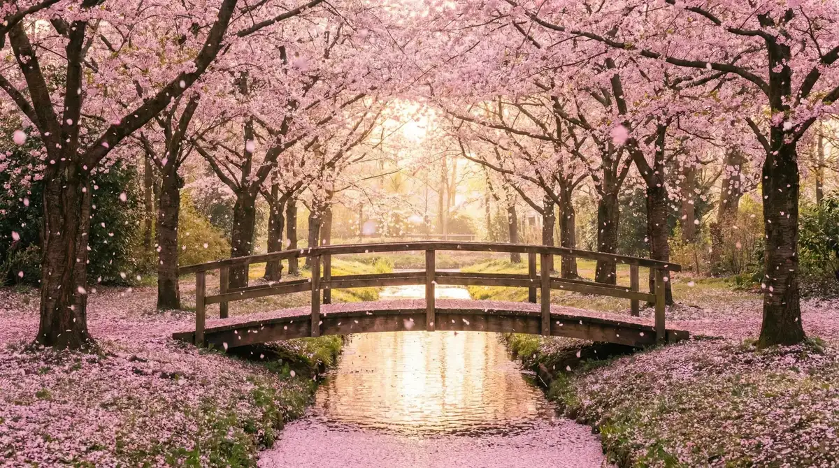 樱花桥畔 - 亲爱的热爱的手机免费观看 唯美风景